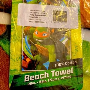 New beach towel ninja turtles